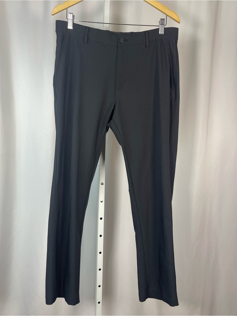 Greg Norman 34 x 30Collection Black Stretch Dress Pants Modern Tailored Fit